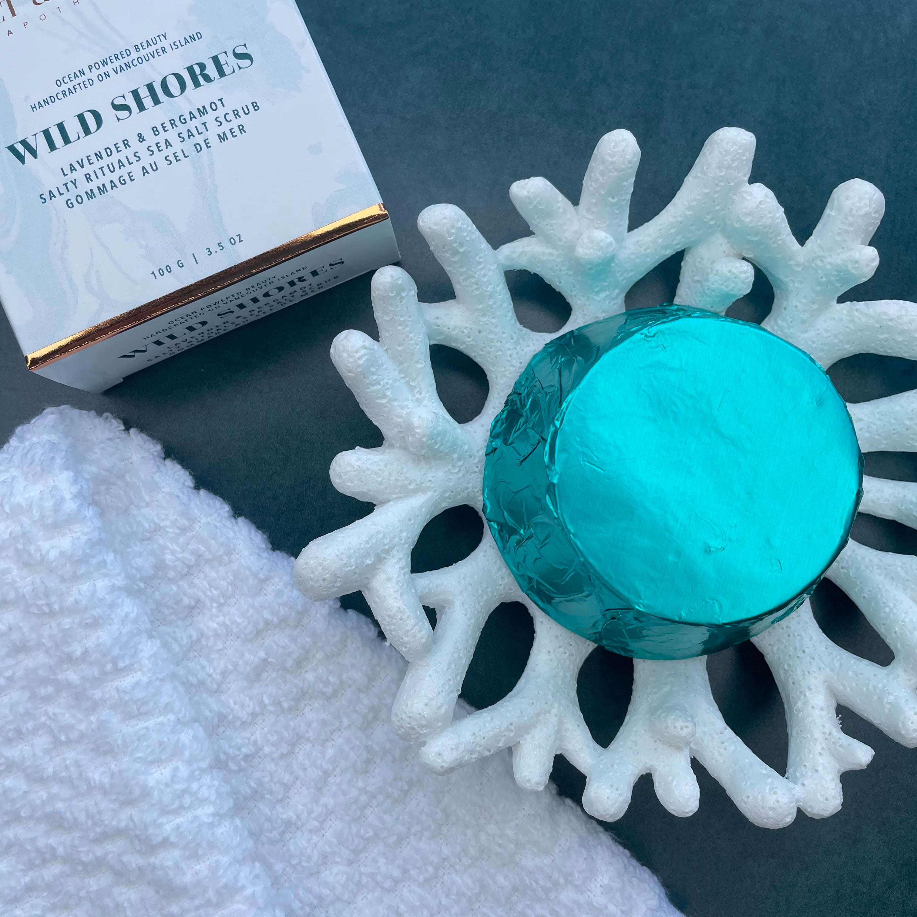 wild shores sea salt scrub bar