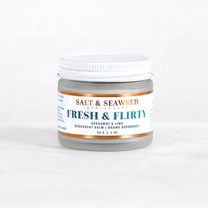 FRESH & FLIRTY DEODORANT BALM - Salt and Seaweed Apothecary